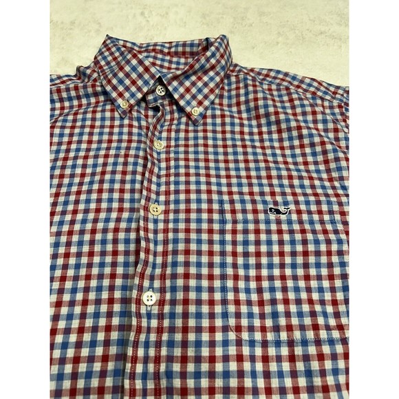Vineyard Vines Men's Size Large Slim Fit Tucker Shirt Check Plaid Button Down - Picture 2 of 7